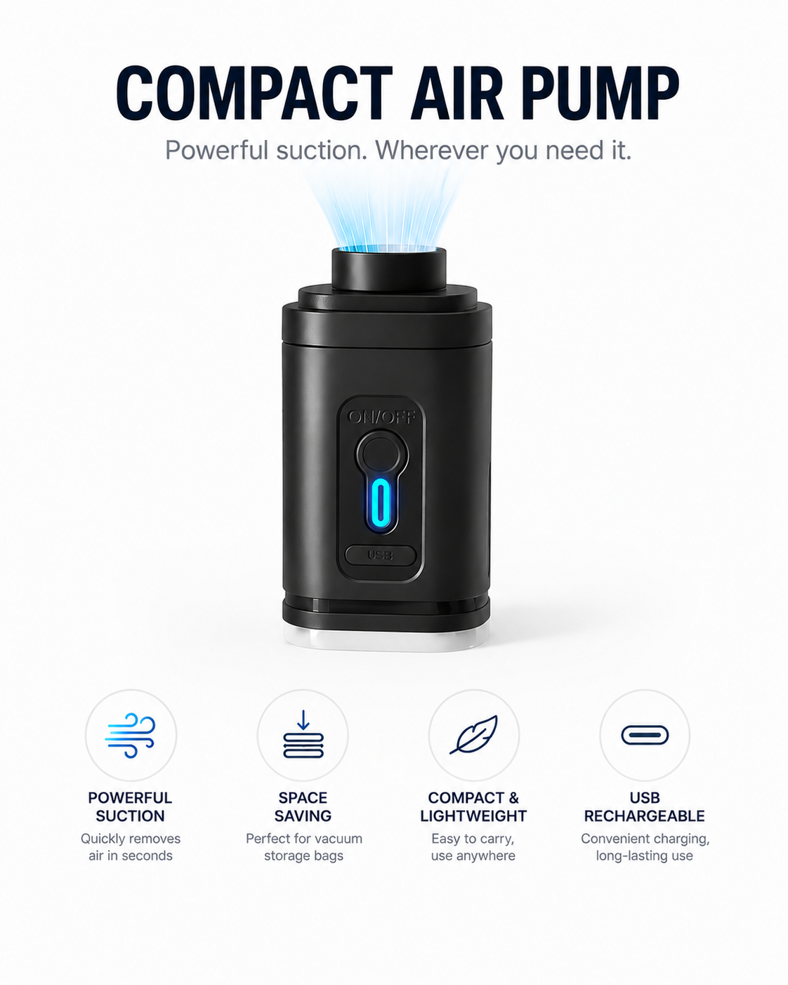 NOLPHY® Portable Air Pump